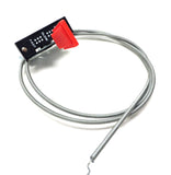 7-03907 Lawn Mower Throttle Control 54" Long 1/2" Wire Mounted Left Right Center