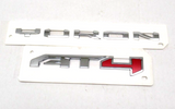 Chrome Rear Tailgate & Door Emblems 3D Badge 2021-2023 GMC Yukon Yukon XL