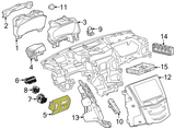 Headlight Dimmer Switch 2014-2018 Cadillac CTS 2014-18 Corvette
