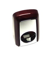 Left Hand Front Door Handle Bezel with Keyhole Painted Red Baroque