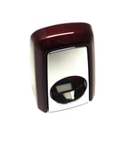 Left Hand Front Door Handle Bezel with Keyhole Painted Red Baroque