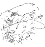 22985342 Overhead Roof Console Cashmere Anti-Theft Alarm 2014-2016 Cadillac CTS