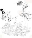 84956403 Front Right Brake Hose Line Escalade Suburban Silverado Sierra Yukon