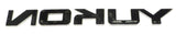 New Yukon Emblem 3D Latter Name Plate Decal Self Stick 2020-2021 GMC Yukon