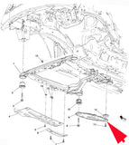 13303034 Suspension Sub-Frame Reinforcement Bracket Engine Cradle Brace Support
