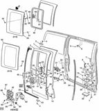 25989393 RH Intermediate Side Door Handle Chevrolet Express GMC Savana 1500 2500