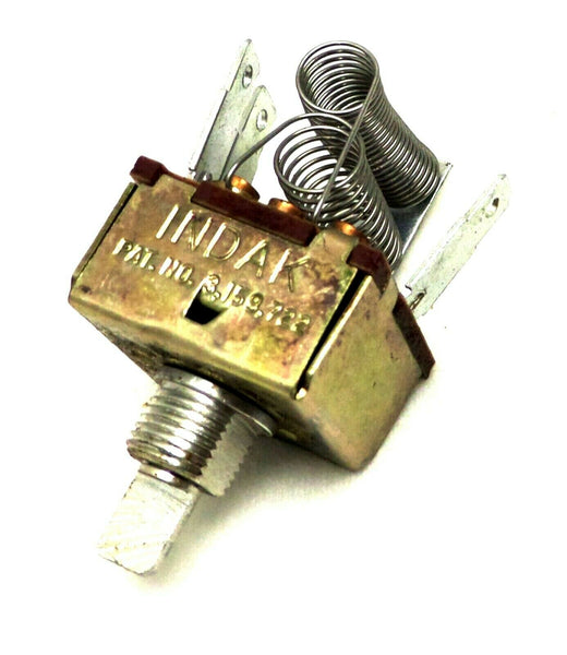 3.159.722 New NOS Indak Rotary Heather Blower Switch 12 Volts 3 Speed 5 Leads