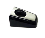 Left Hand Front Door Handle Bezel with Keyhole Painted Gloss Black Metallic