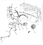 Alternator Positive Battery Cable 2010 Escalade Silverado Suburban Sierra Yukon
