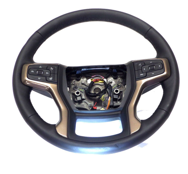 85551802 Steering Wheel Black Heated Pre-Crash 2021-22 Chevrolet Tahoe Suburban