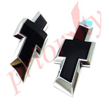 84337320 Front and Rear Bowtie Emblems in Black 2016-2018 Chevrolet Malibu